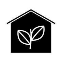 Green House vector icon