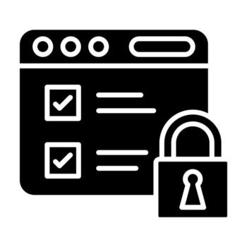 Server Security vector icon