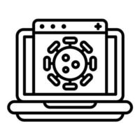 Virus Detection vector icon