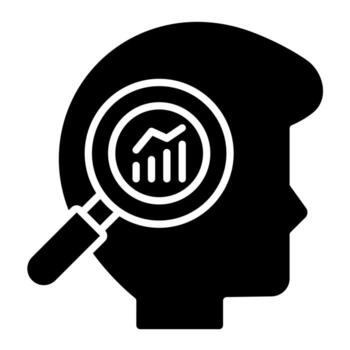 Human Analysis vector icon