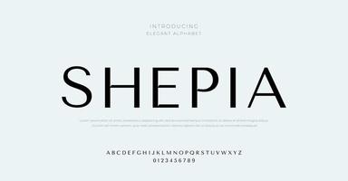 Elegant alphabet font. Typography style fonts for fashion, retail, feminine, beauty care, jewelry logo design vector