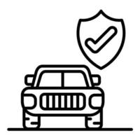 Car Insurance vector icon