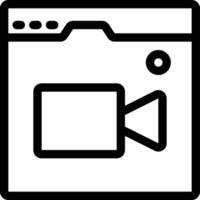 ilustración vectorial de videollamadas en un fondo. símbolos de calidad premium. iconos vectoriales para concepto y diseño gráfico. vector