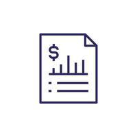 icon finance, accounting. business management icon, vector illustration