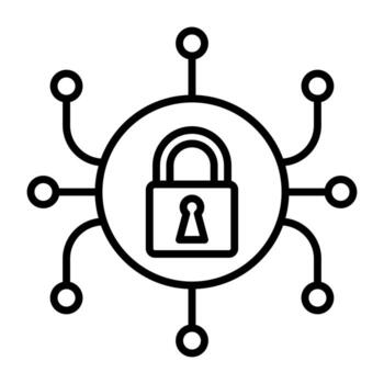 Security System vector icon