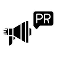 Public Relations vector icon