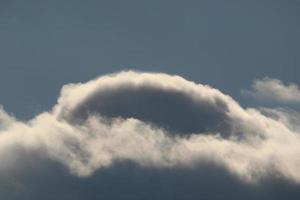 Stormy weather and dark clouds photo