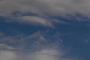 Stormy weather and dark clouds photo