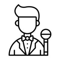 Party Host vector icon