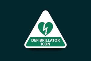Defibrillator Vector Art Icon and Graphics Design