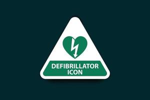 desfibrilador vector Arte icono y gráficos diseño