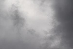Stormy weather and dark clouds photo