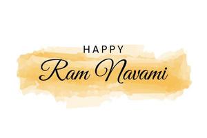 Happy Ram Navami festival of India. Lord Rama with arrow. vector illustration design