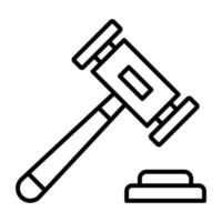 Law vector icon