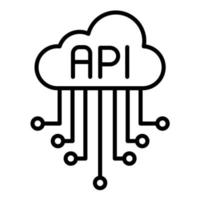 API vector icon