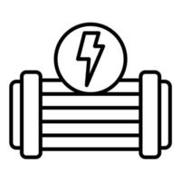 Electric Fence vector icon