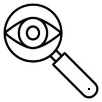 Observation vector icon