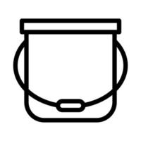 Bucket vector icon