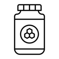 Honey Jar vector icon