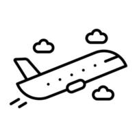 Flight vector icon