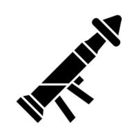 Ejército cohete vector icono
