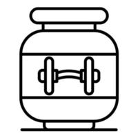 Protein Powder vector icon