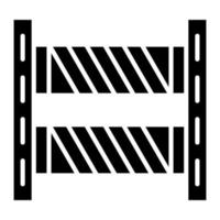 Traffic Barrier vector icon