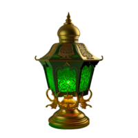 3d ramadan kareem lampa med transparent bakgrund png