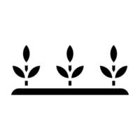 icono de vector de plantación