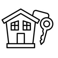 House Key vector icon