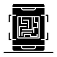 Ar Maze vector icon