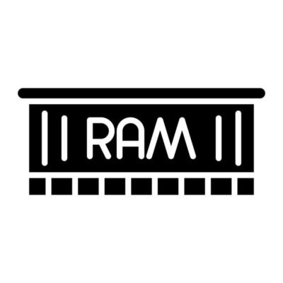 Ram Memory vector icon