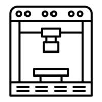 3D Printer vector icon