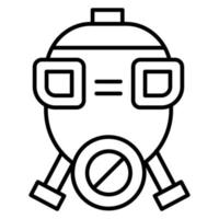 Gas Mask vector icon