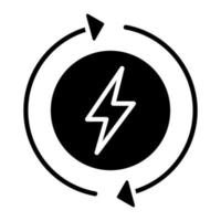 Energy vector icon