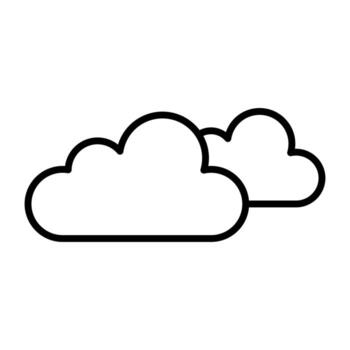 Cloud vector icon
