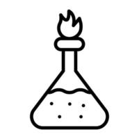 Bunsen Burner vector icon