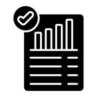 Financial Statements vector icon