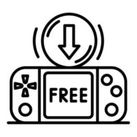 Free Game Download vector icon