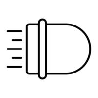 Indicator Lamp vector icon