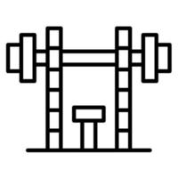 Bench Press vector icon