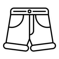 Shorts vector icon