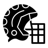 Helmet vector icon