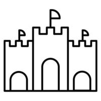 Castle Toy vector icon