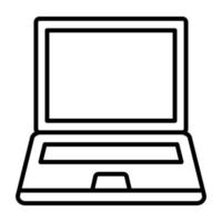 Laptop vector icon