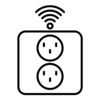 Smart Socket vector icon