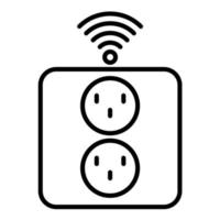 Smart Socket vector icon