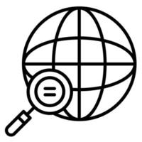 Global Search vector icon