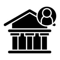 Personal Banking vector icon