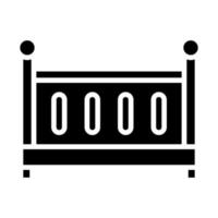 Crib vector icon